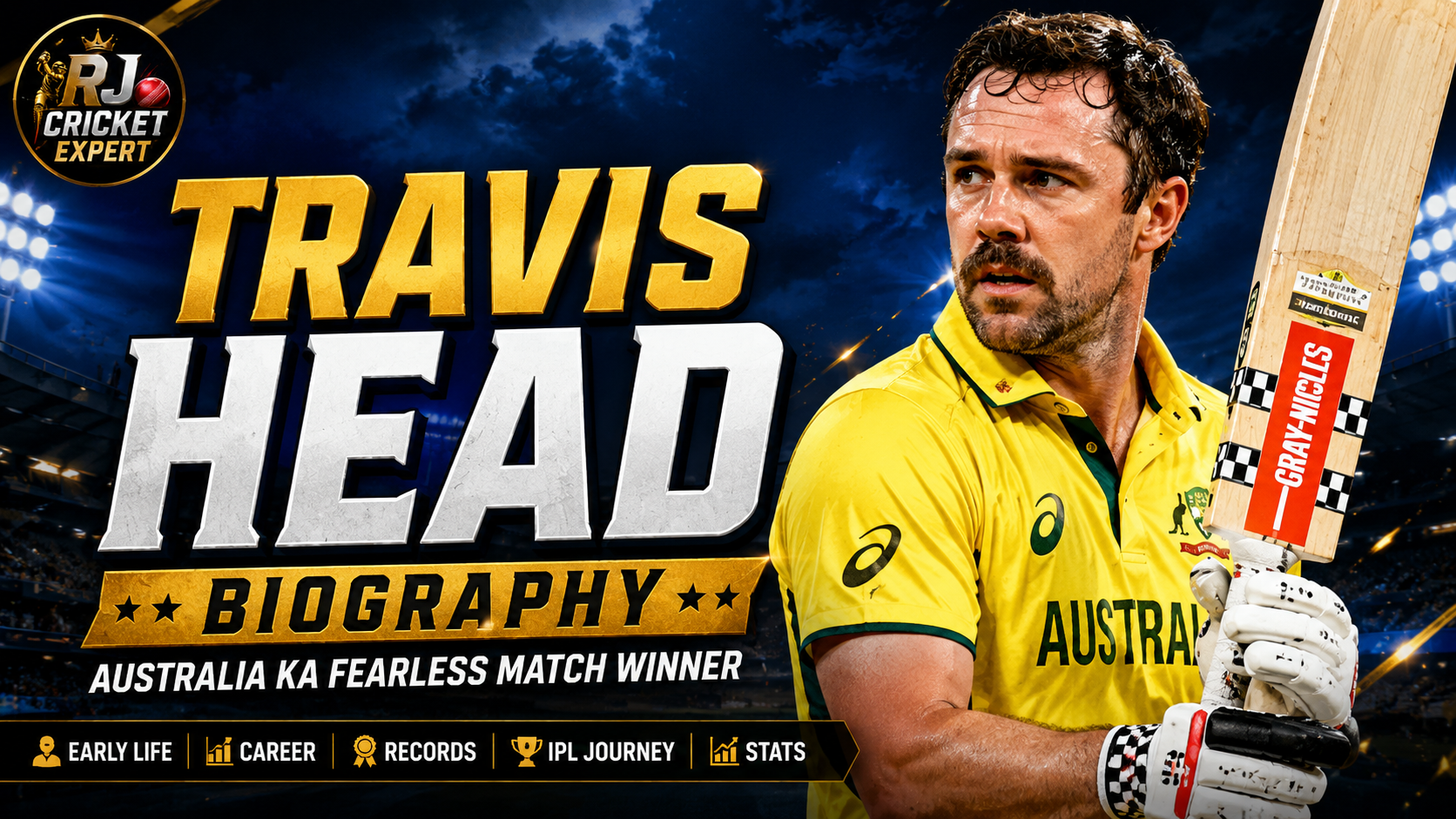 Travis Head Biography in Hinglish – Australia Ka Fearless Match Winner